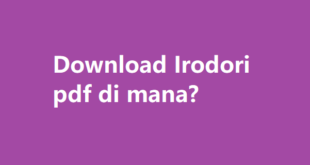 Download Irodori pdf di mana?