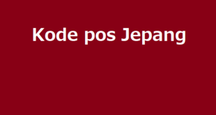 Kode pos Jepang