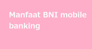 Manfaat BNI mobile banking