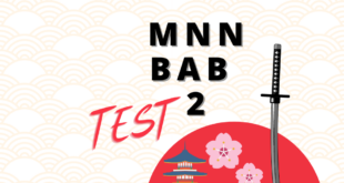 Link Ujian Bahasa Jepang BAB 2 MNN
