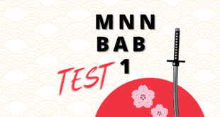 Link Ujian Bahasa Jepang BAB 1 MNN