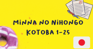 Minna no Nihongo PDF Kotoba 1-25